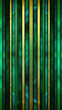 Stripes of emerald and gold, abstract art pattern adorable frog prince AI Generated