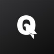 q bird minimalist logo design