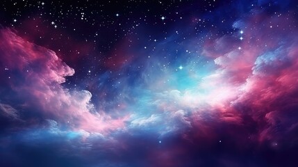 Wall Mural - deep space nebula star sci-fi background material