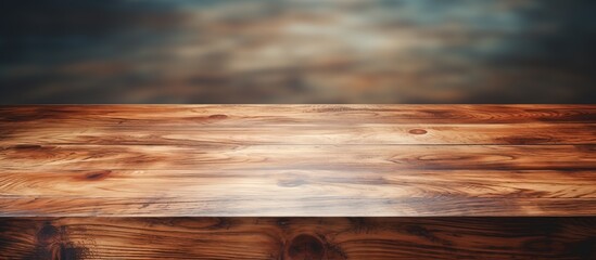 Canvas Print - wooden table texture with abstract patterns ideal for presentation media advertising or concept desi