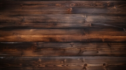 Wall Mural - Dark brown wooden plank background, wallpaper. Old grunge dark textured wooden background,The surface of the old brown wood texture, top view brown pine wood paneling