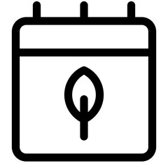 Poster - calendar icon