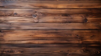 Wall Mural - Wooden Table Texture Brown Planks as Background Top View