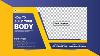 Corporate business social media post banner
