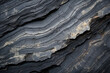 Shale's Intricate Patterns: A Close-Up Macro Photo Revealing the Layers and Texture of Earth's Ancient Sedimentary Rock.