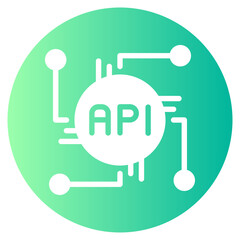 api gradient icon