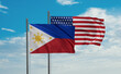 USA and Philippines flags