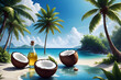 Generative AI: Tropical Paradise of Coconut Bliss