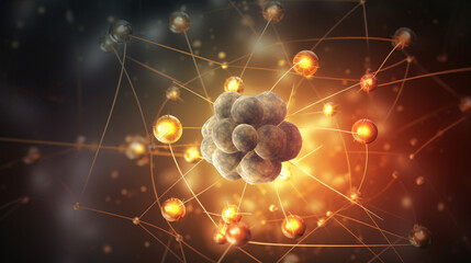 Wall Mural - exploring the atomic frontier: a pivotal moment in nuclear fusion research, captured in a cutting-ed