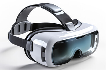 Aufkleber - Virtual reality headset on white background.