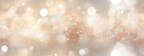 Sparkling bokeh white background