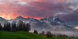 Amazing summer sunrise in the Alps (Tannheimer Tal, Tyrol, Austria)