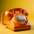 Nostalgic Connection: 1980s Rotary Dial Telephone