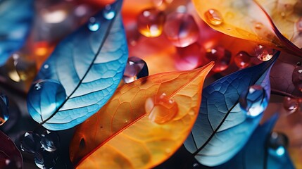 Wall Mural - closeup view of vibrant and colorful petals in full bloom showing nature artistry and beauty.