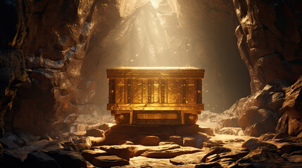 Wall Mural - Illustration about Ark of the covenant.