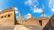 Inner courtyard of famous Ibn Tulun Mosque complex, Cairo, Egypt