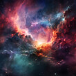 galactic clouds and nebulae collide cosmic tapestries ai generated art