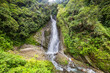 canvas print picture - Waterfall in Ecuador