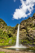 canvas print picture - Waterfall in Ecuador