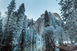 canvas print picture - Winter in Yosemite