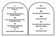 © Полякевич Олена - Two tablets with the ten commandments. Vector illustration. EPS 10.