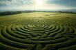 grass maze, Generative AI