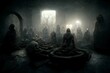 Ritual dark underground scary ancient hq high render quality 
