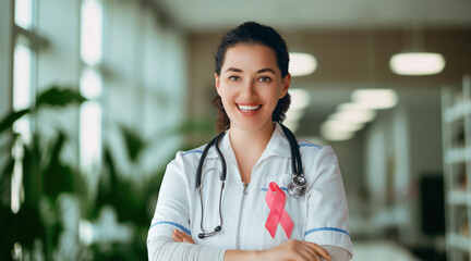 Wall Mural - Female doctor in medical office