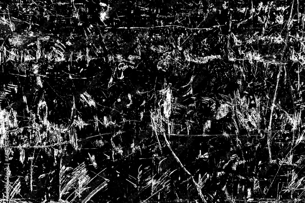 Black crack background. Scratched lines texture. White and black ...