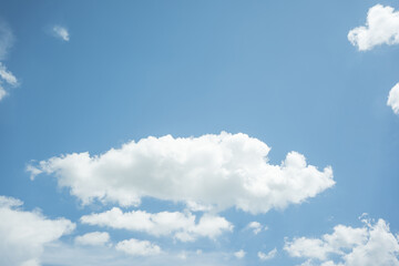 Wall Mural - blue sky with cloud in summer season