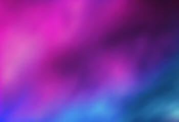 Wall Mural - Blur gradient color smoke texture neon pink blue