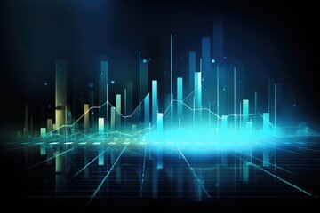 Poster - Graph and chart for business presentation