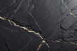 Beautiful black stone texture with Intricate deep cracks and organic natural pattern