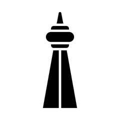 Wall Mural - Cn Tower Glyph Glyph Icon Design