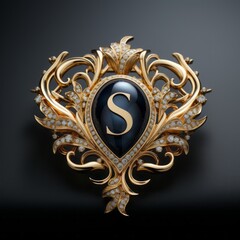 Sticker - Luxury logo detailed with a double capital 