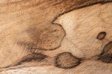 Sticker - Texture of teak brown wood board