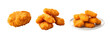 Chicken Nugget, transparent background, isolated image, generative AI
