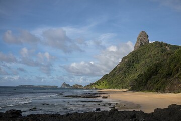 Sticker - View of Boldro Beach. Fernando de Noronha, Brazil.