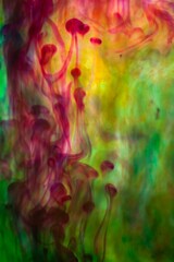 Wall Mural - abstract and very colorful motion blur background