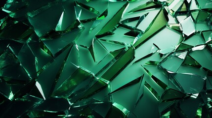 broken glass shards background.