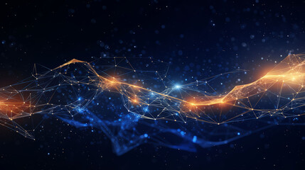 Wall Mural - abstract modern digital technology background wallpaper