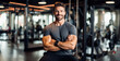 © Your_Demon - man in gym, a gym trainer,  fitness gym man hd image