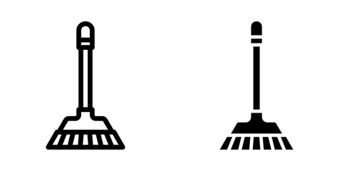 Wall Mural - Broom Icon, for mobile concept and web design. vector illustration