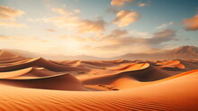 Beautiful Dune In Golden Light