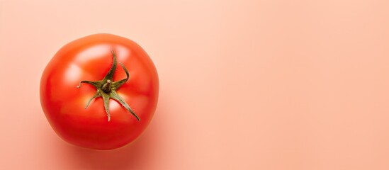 Fototapete - Copy space tomato isolation