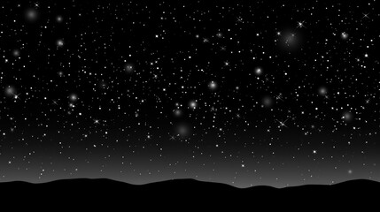 Wall Mural - black friday sale cosmic shining background. abstract deep black galaxy illustration. starry night s