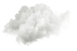 Celestial condition clouds serene isolated on transparent backgrounds 3d render png
