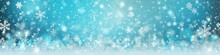 A Blue And White Background With Snowflakes