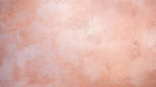 Abstract Grungy Rose Gold Stucco Wall Background, Generative Ai