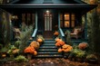 Cozy Autumnal Vibes: Small Front Porch Decor in Fall
